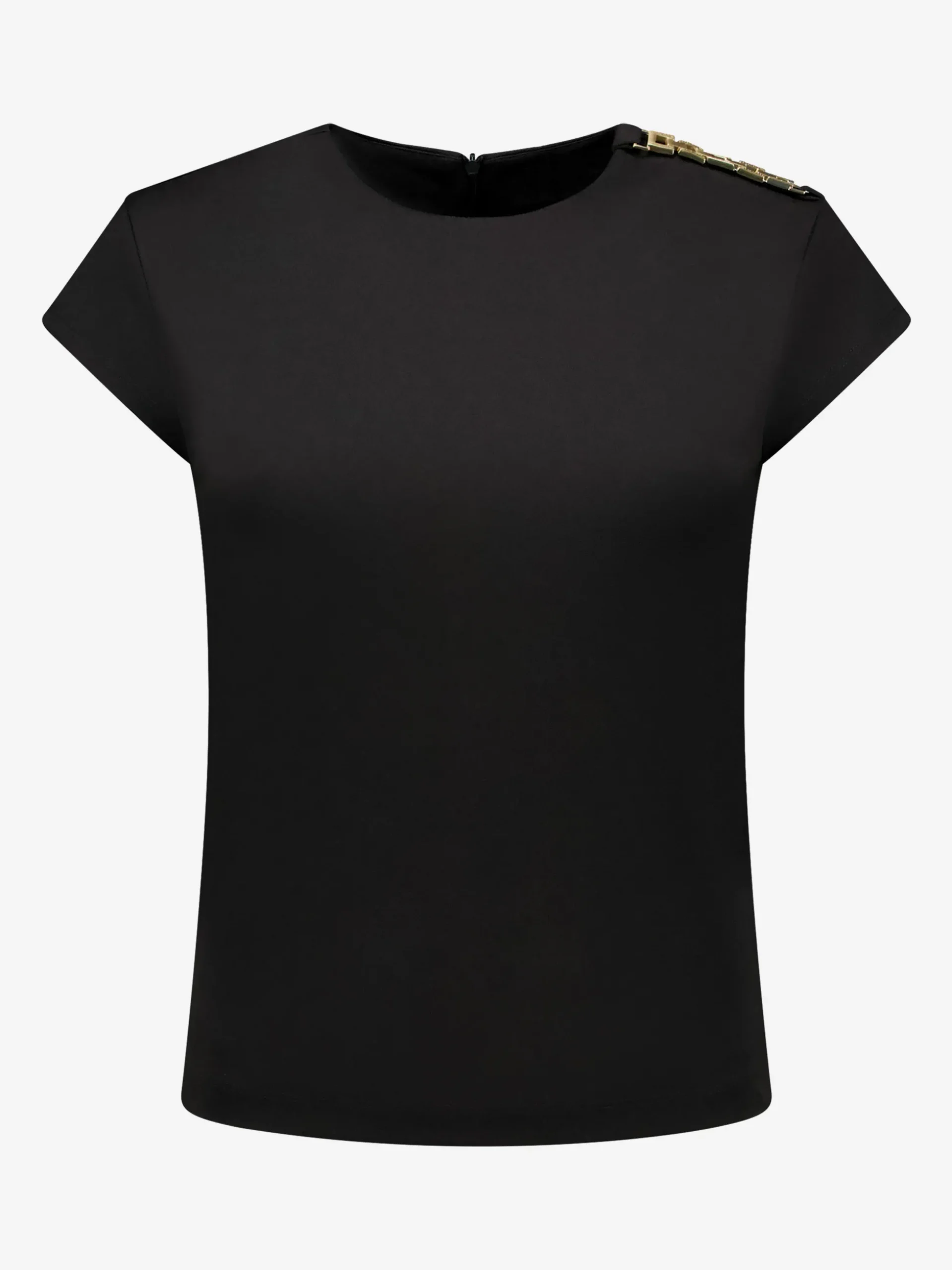 Aansluitende top met ketting detail