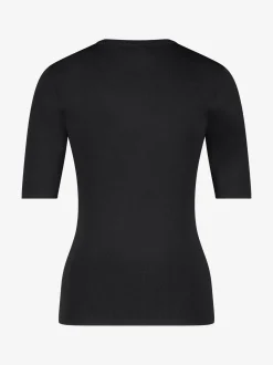 Aansluitende top met rits detail