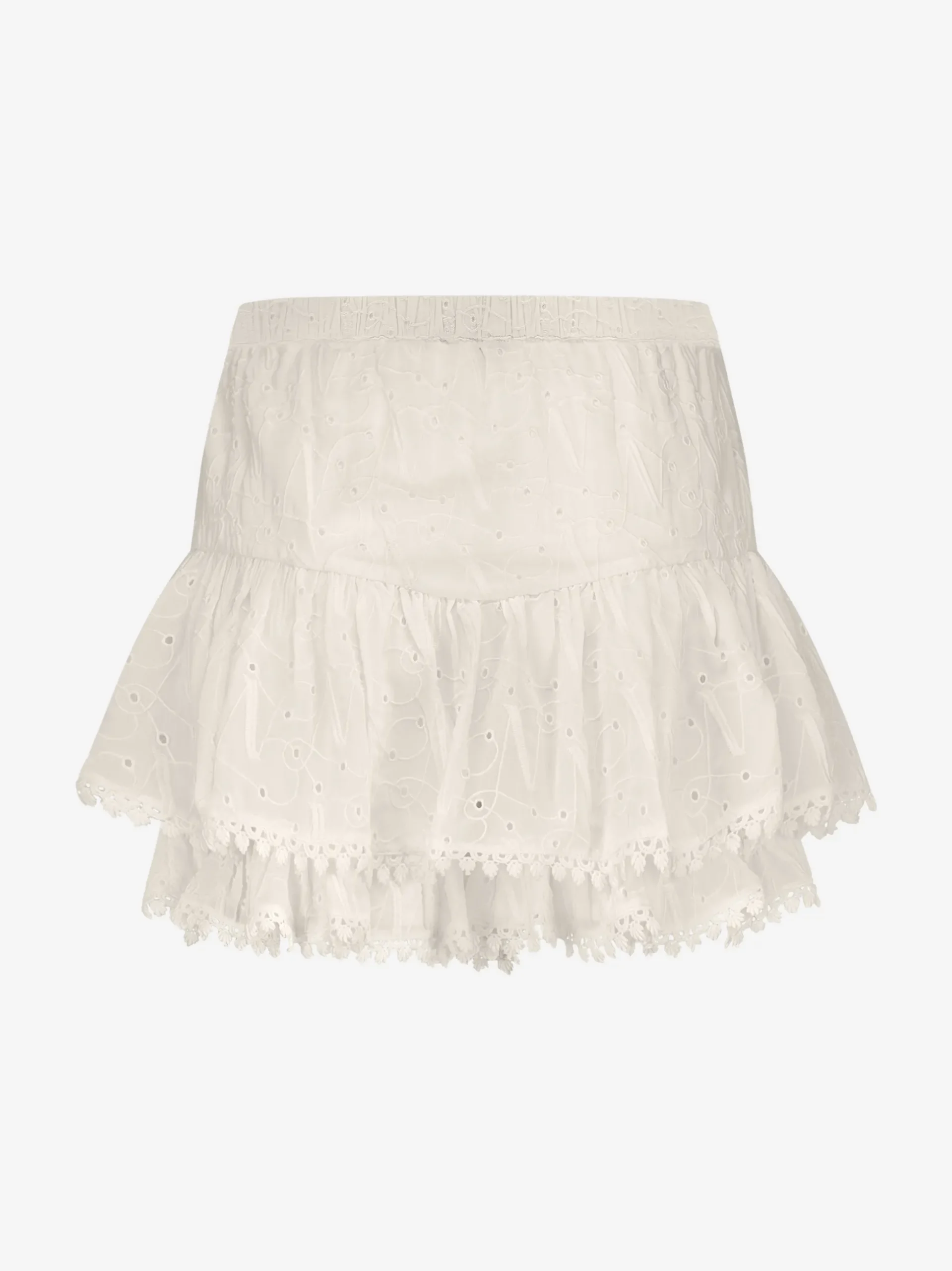 A-lijn skort van broderie anglaise