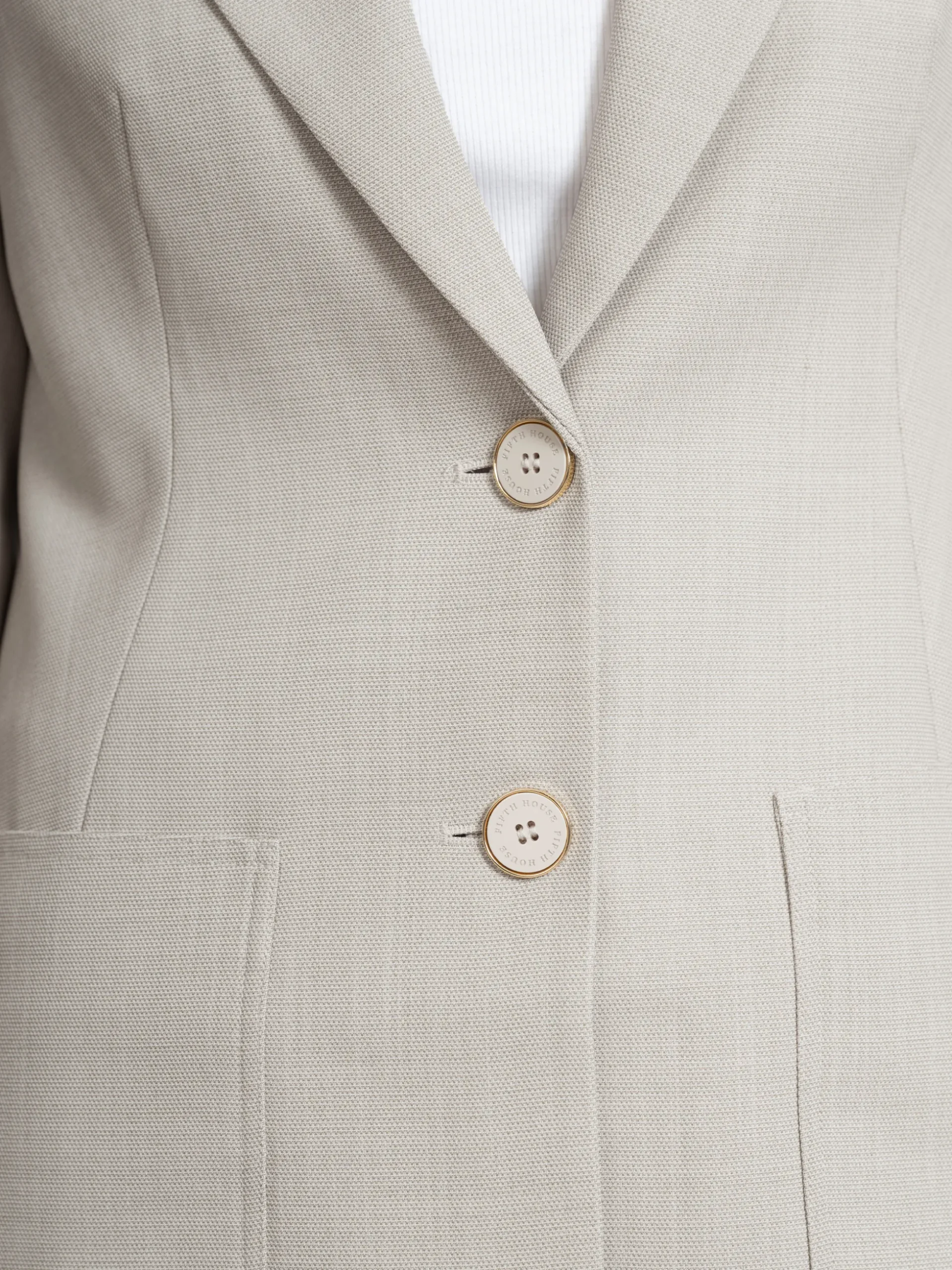 Blazer met FH-knopen