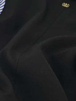 Blazer met gestreepte mouwen