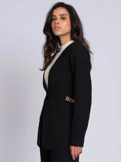Blazer met ketting detail