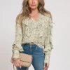 Blouse met bloemenprint