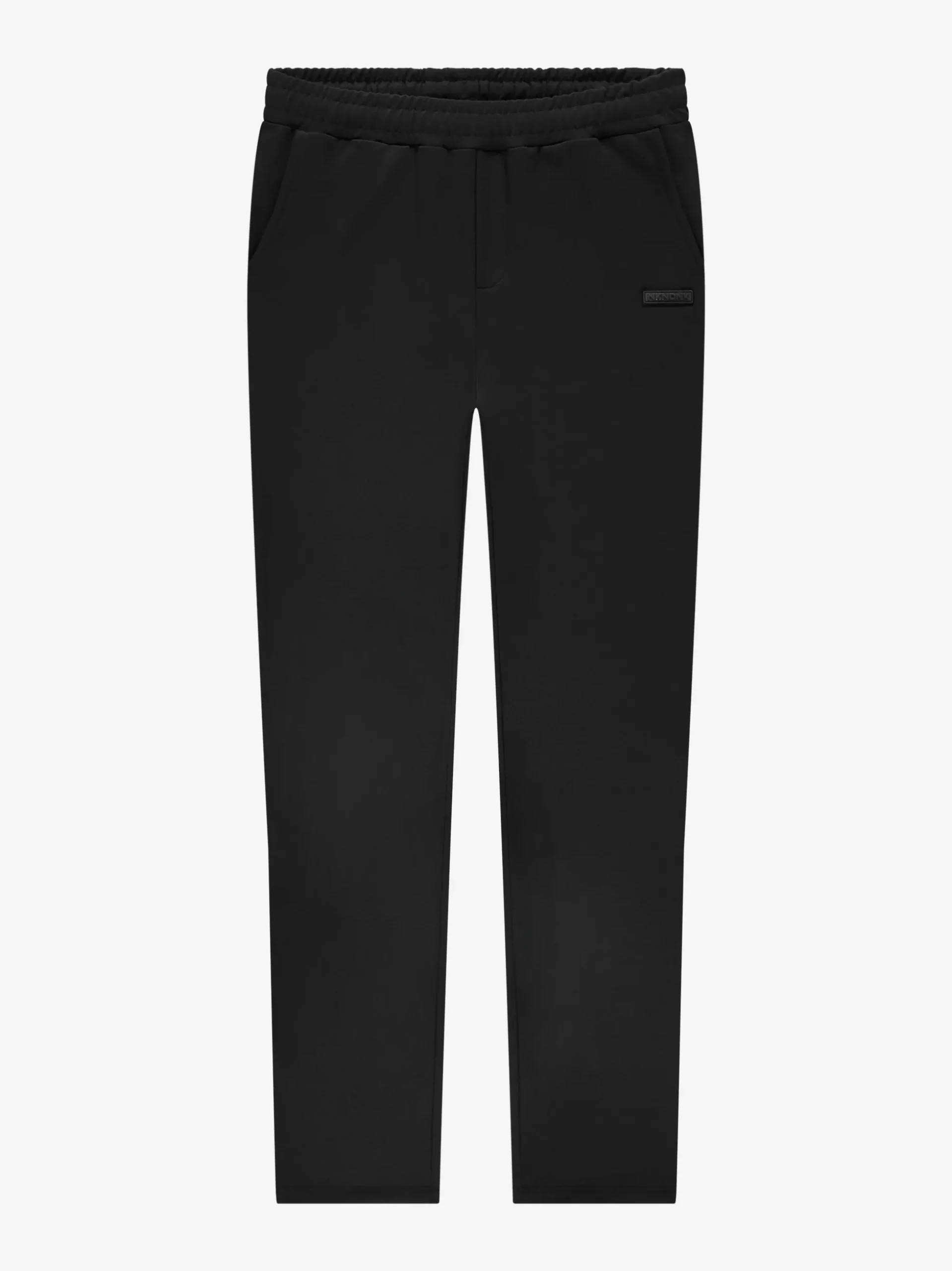 Broek met elastische tailleband en koord