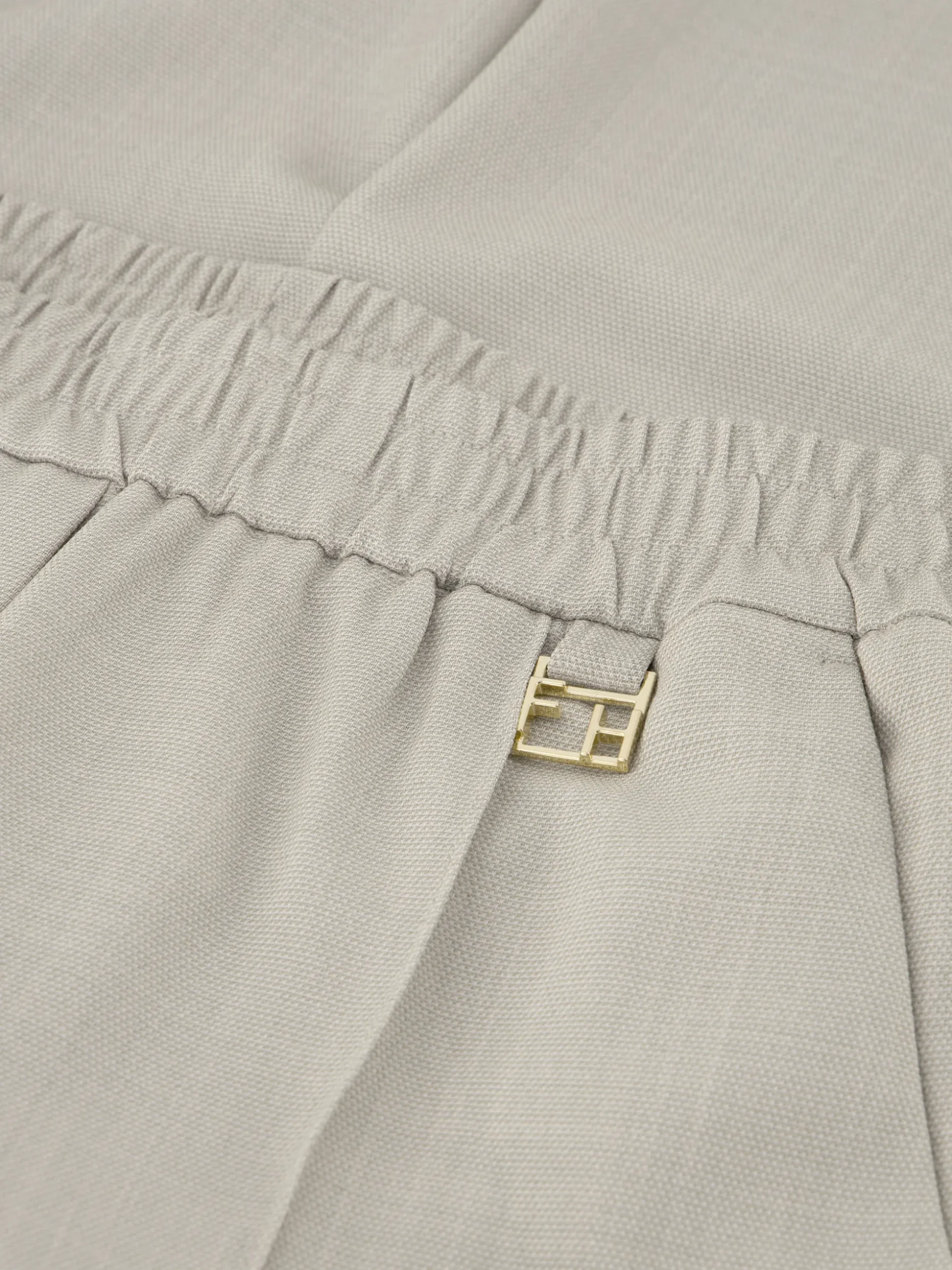 Broek met elastische tailleband en FH logo detail