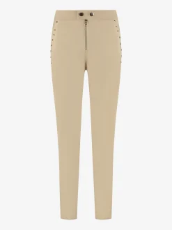 Broek met rits en decoratieve studs