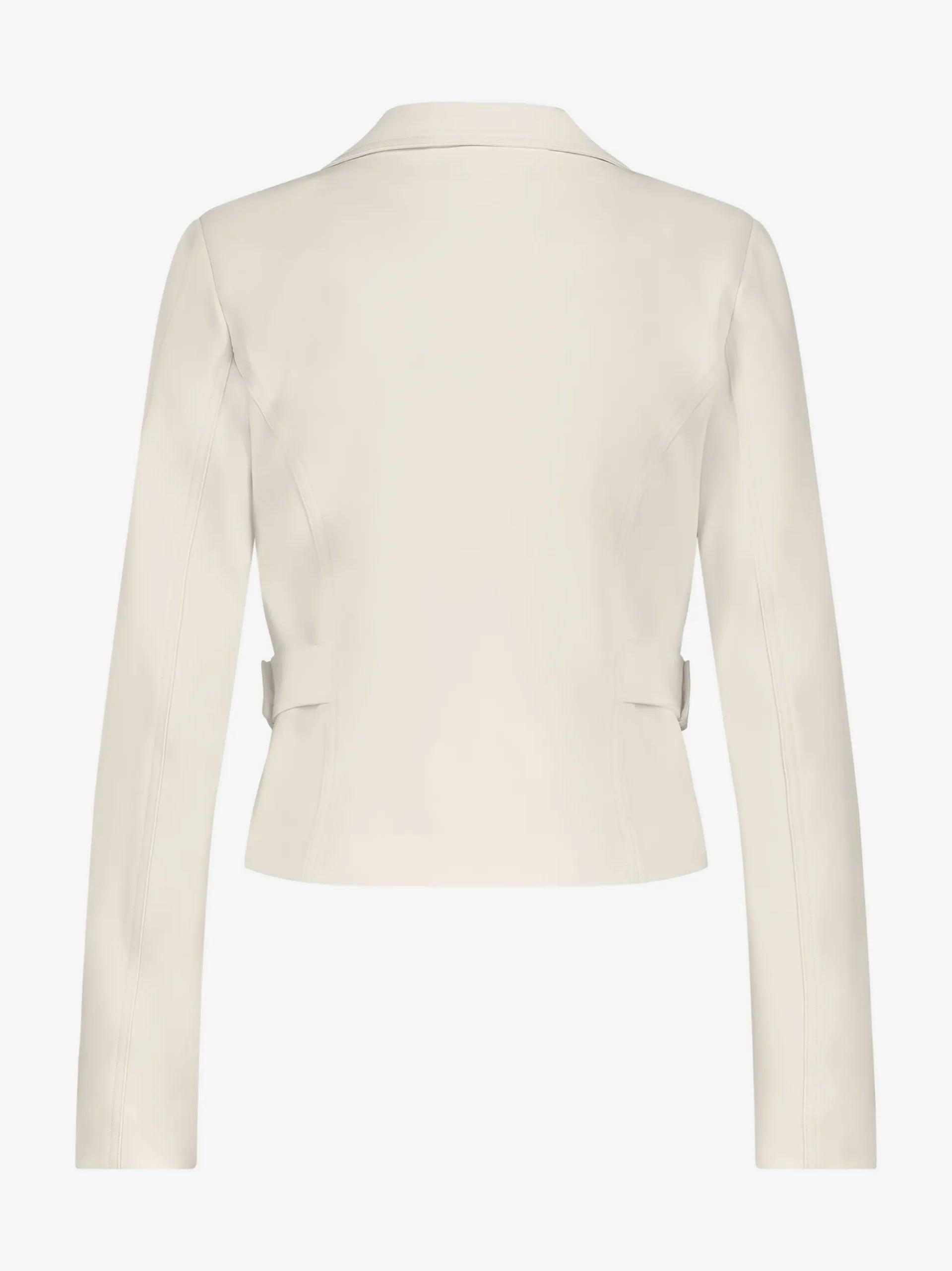 Cropped blazer met gesp detail