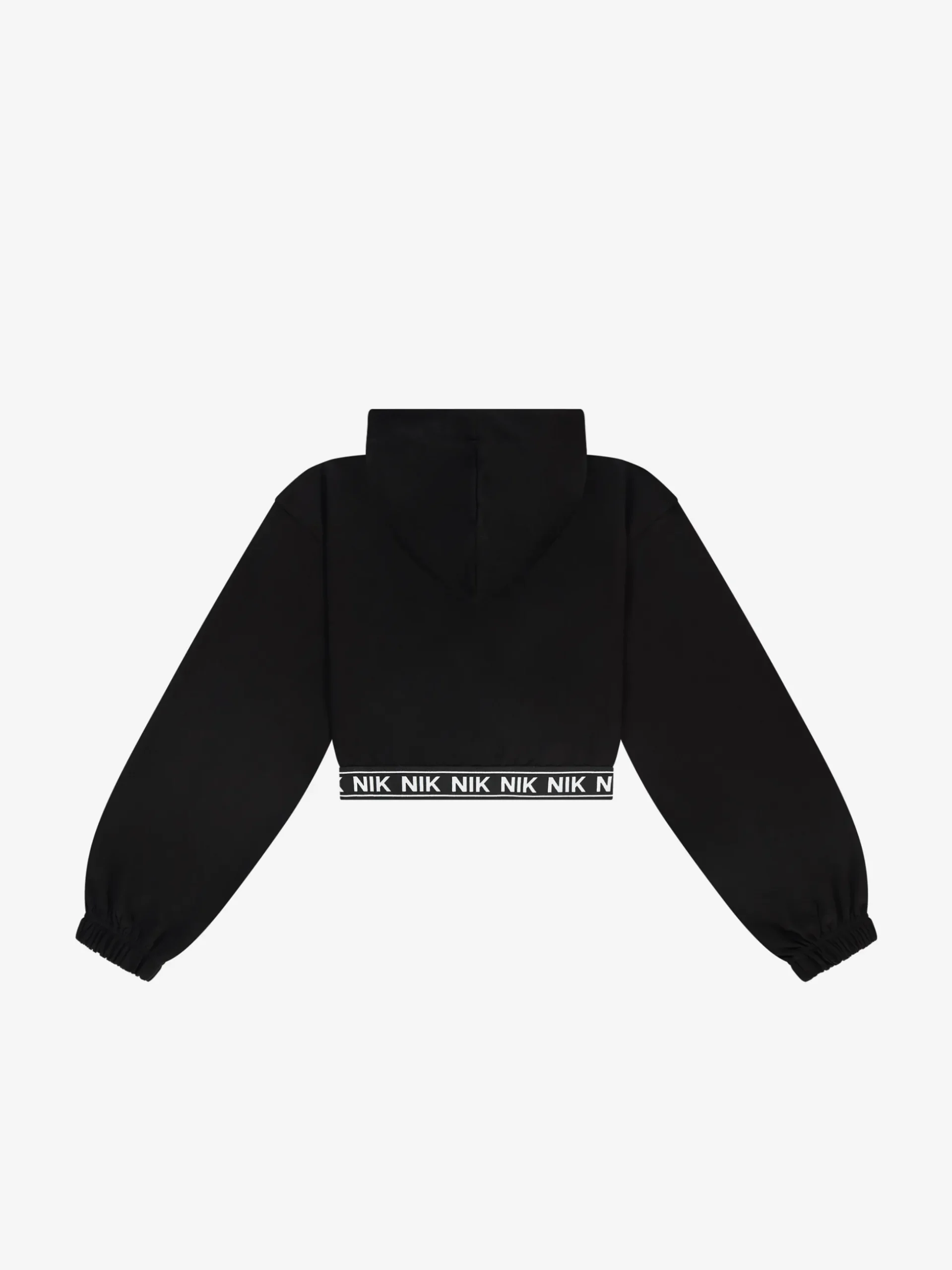 Cropped hoodie met NIK&NIK band