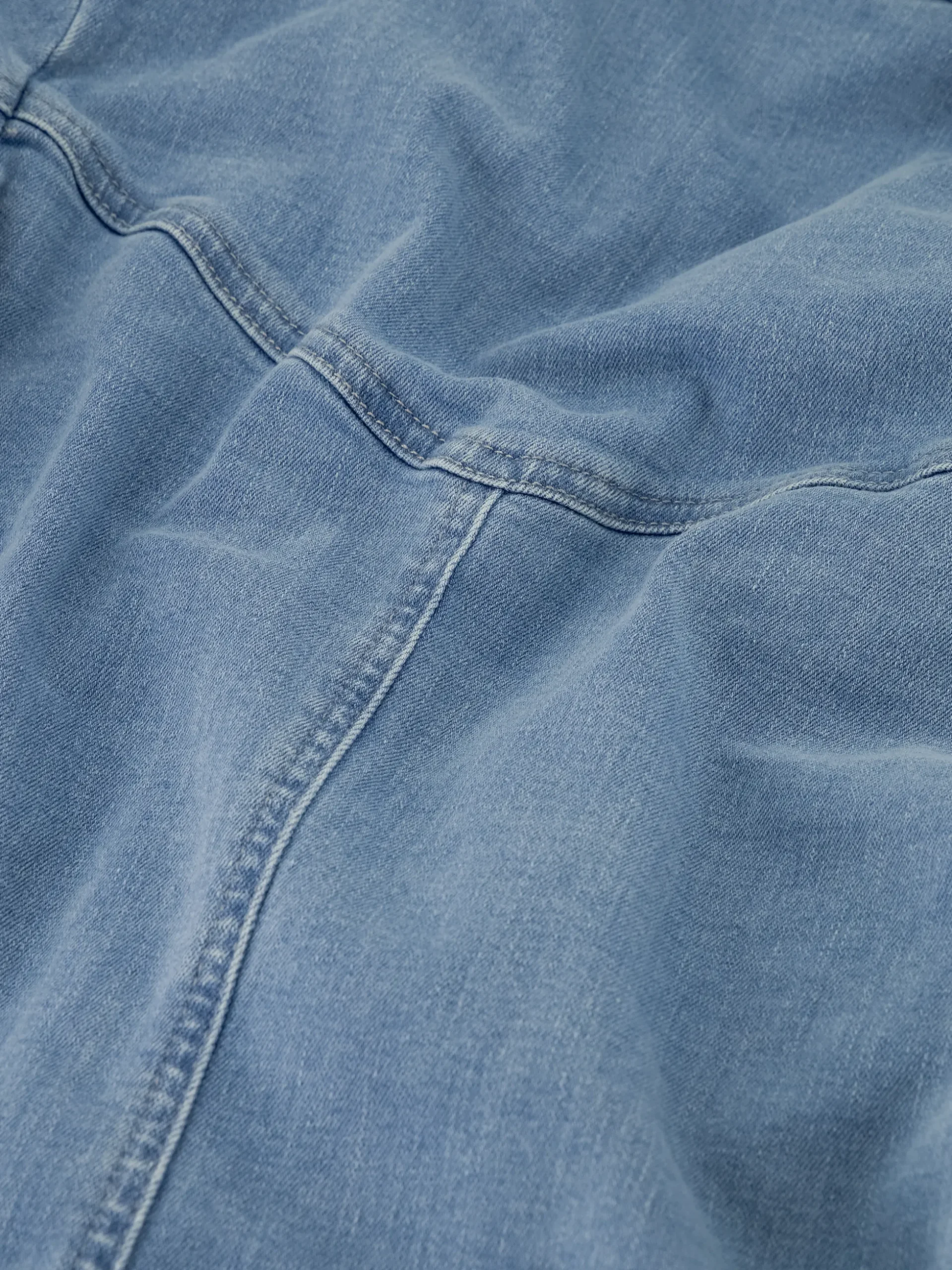 Denim body met omslagrand met N-logo