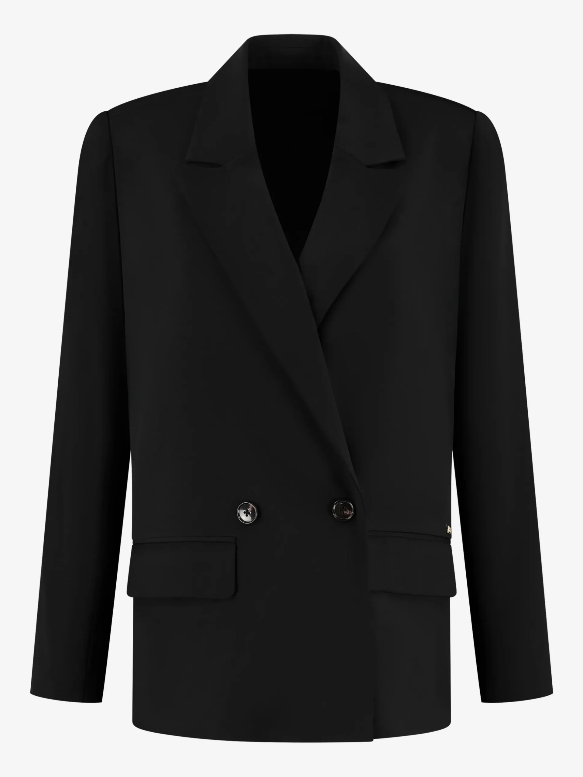 Double-breasted oversized blazer