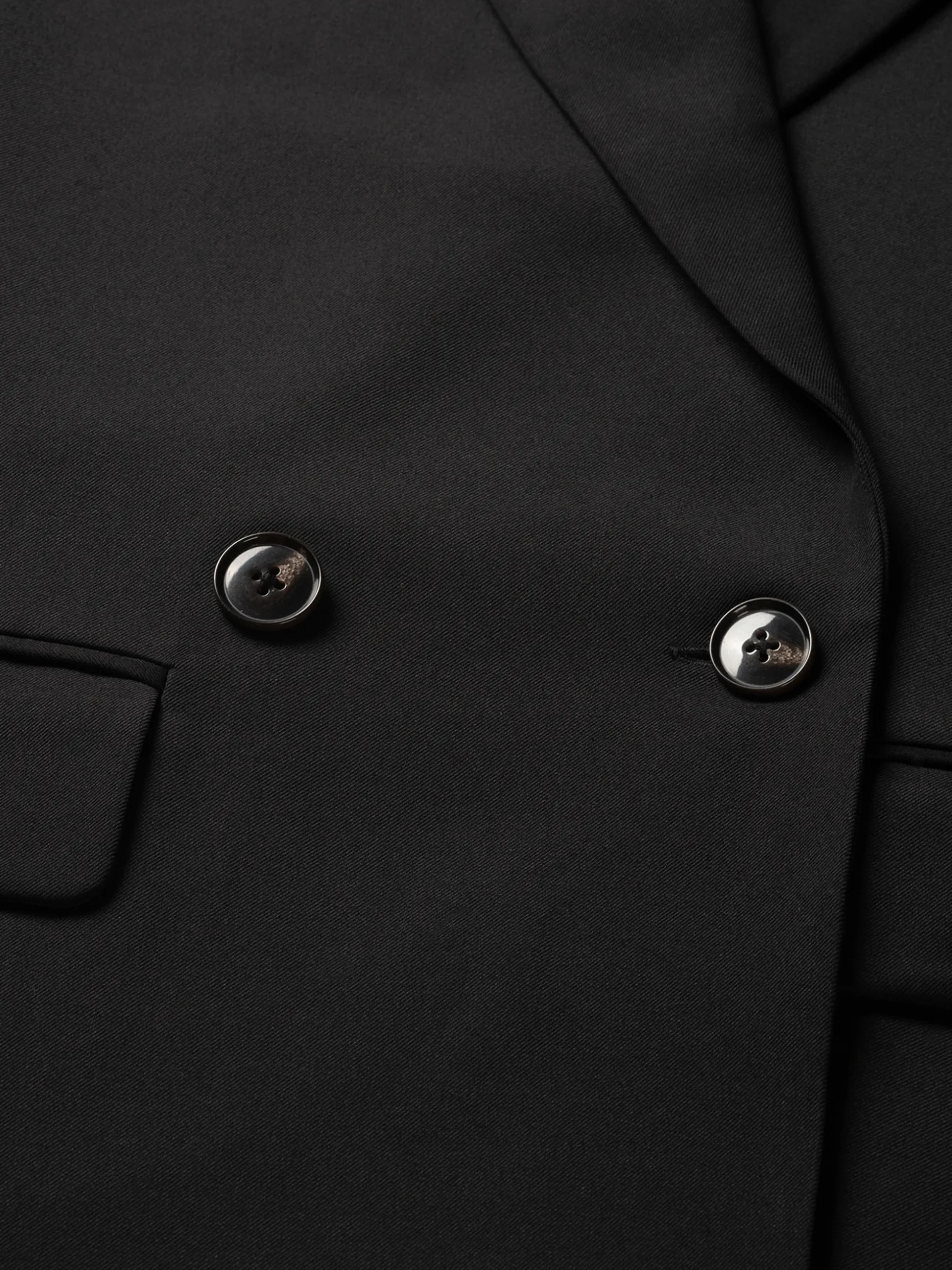 Double-breasted oversized blazer
