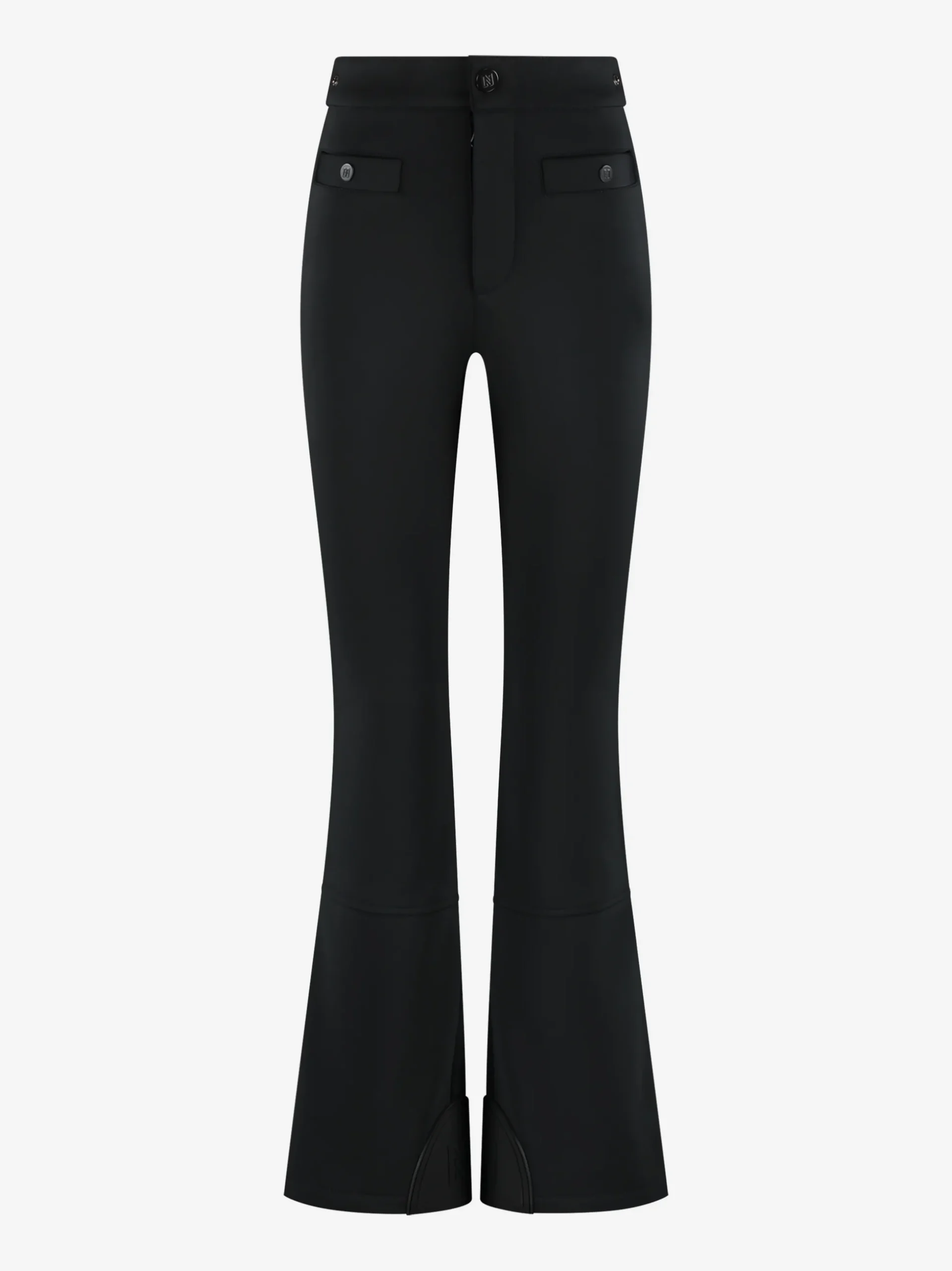Flared ski broek met verstelbare tailleband
