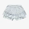 Gelaagde skort met bloemenprint en ruches