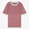 Gestreept T-shirt met subtiel logo