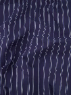 Gestreepte blouse met kanten cut-out details