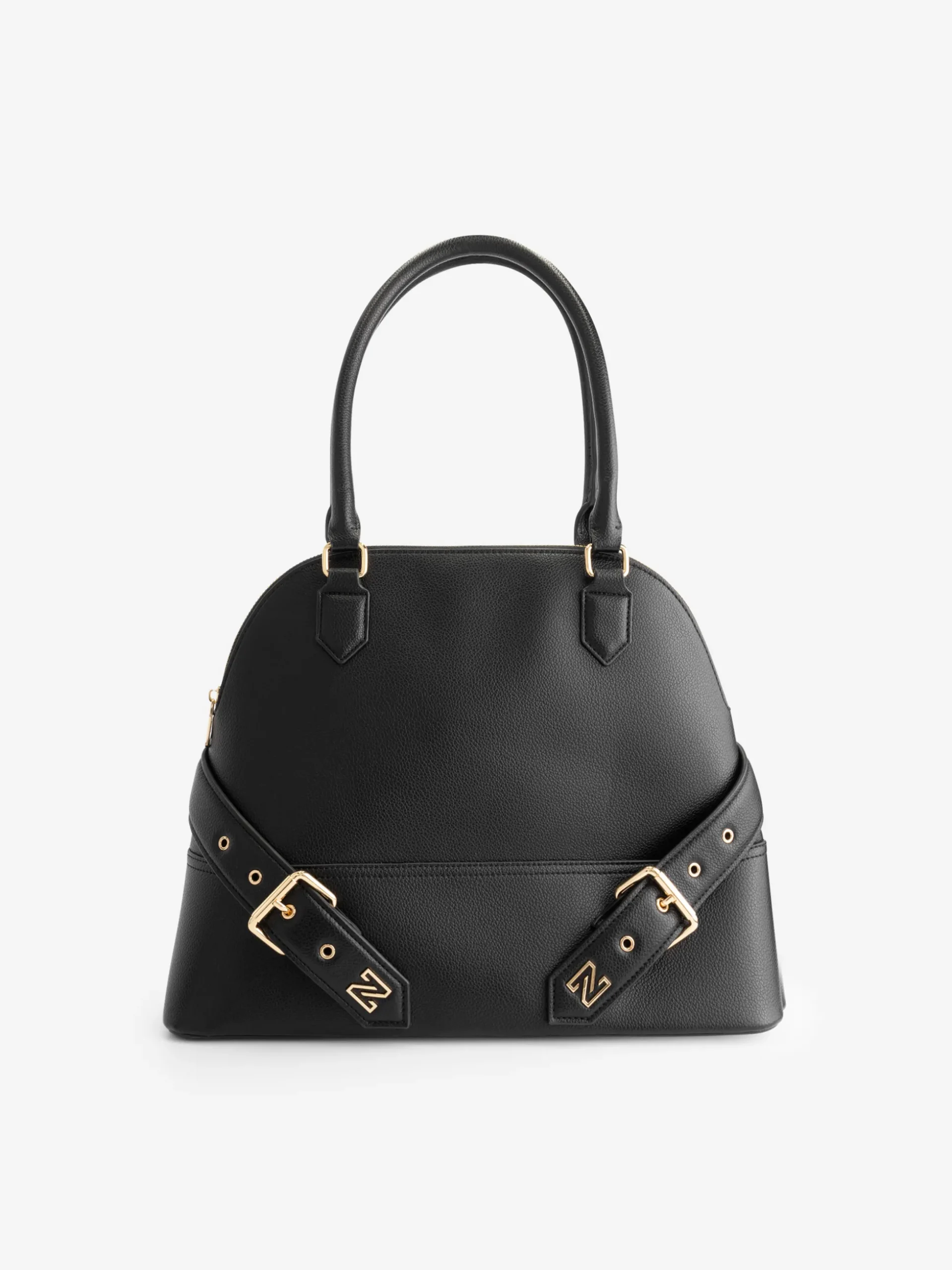 Grote shopper met decoratieve gespen