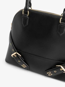 Grote shopper met decoratieve gespen