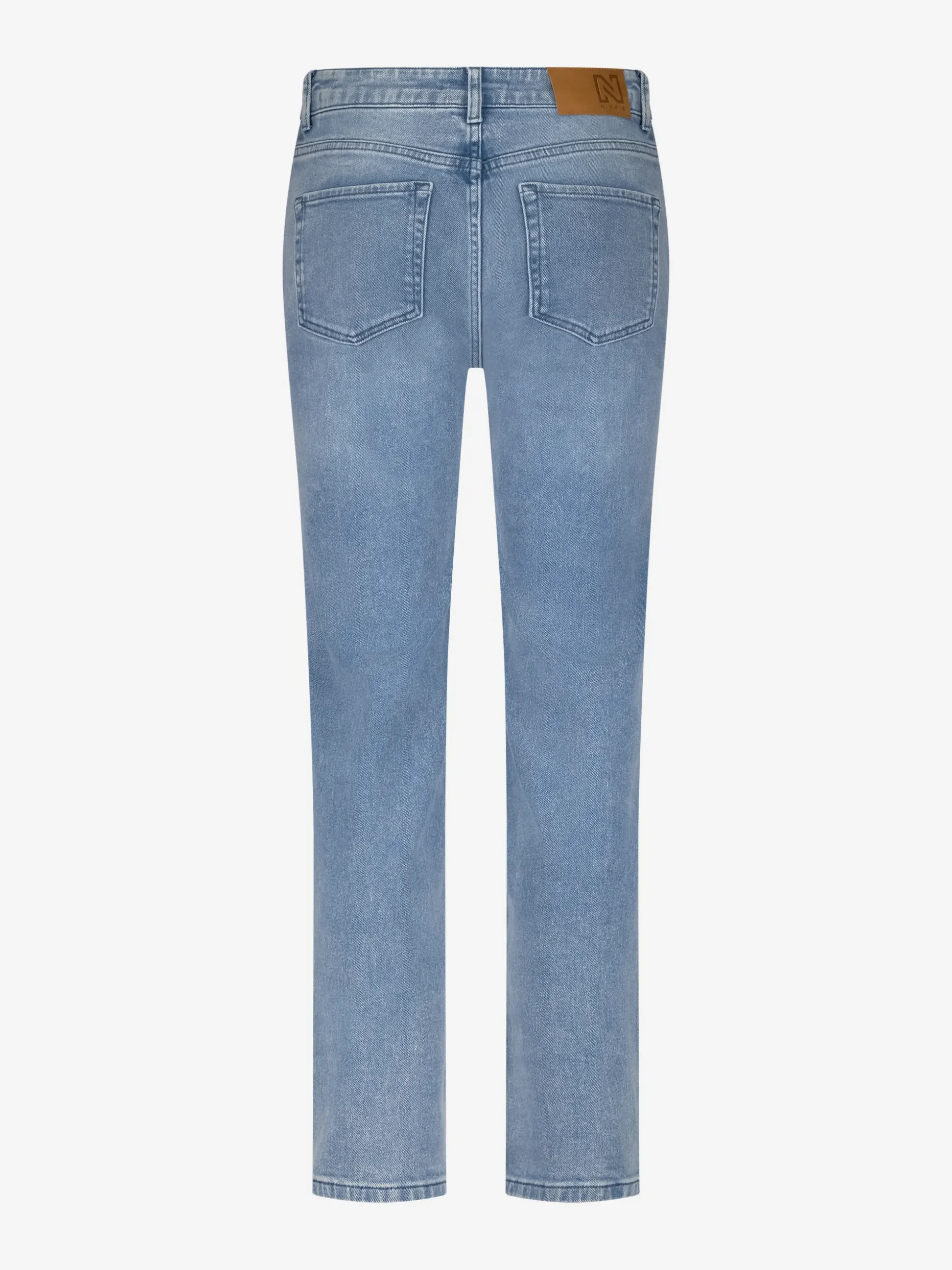 Jeans met ketting detail