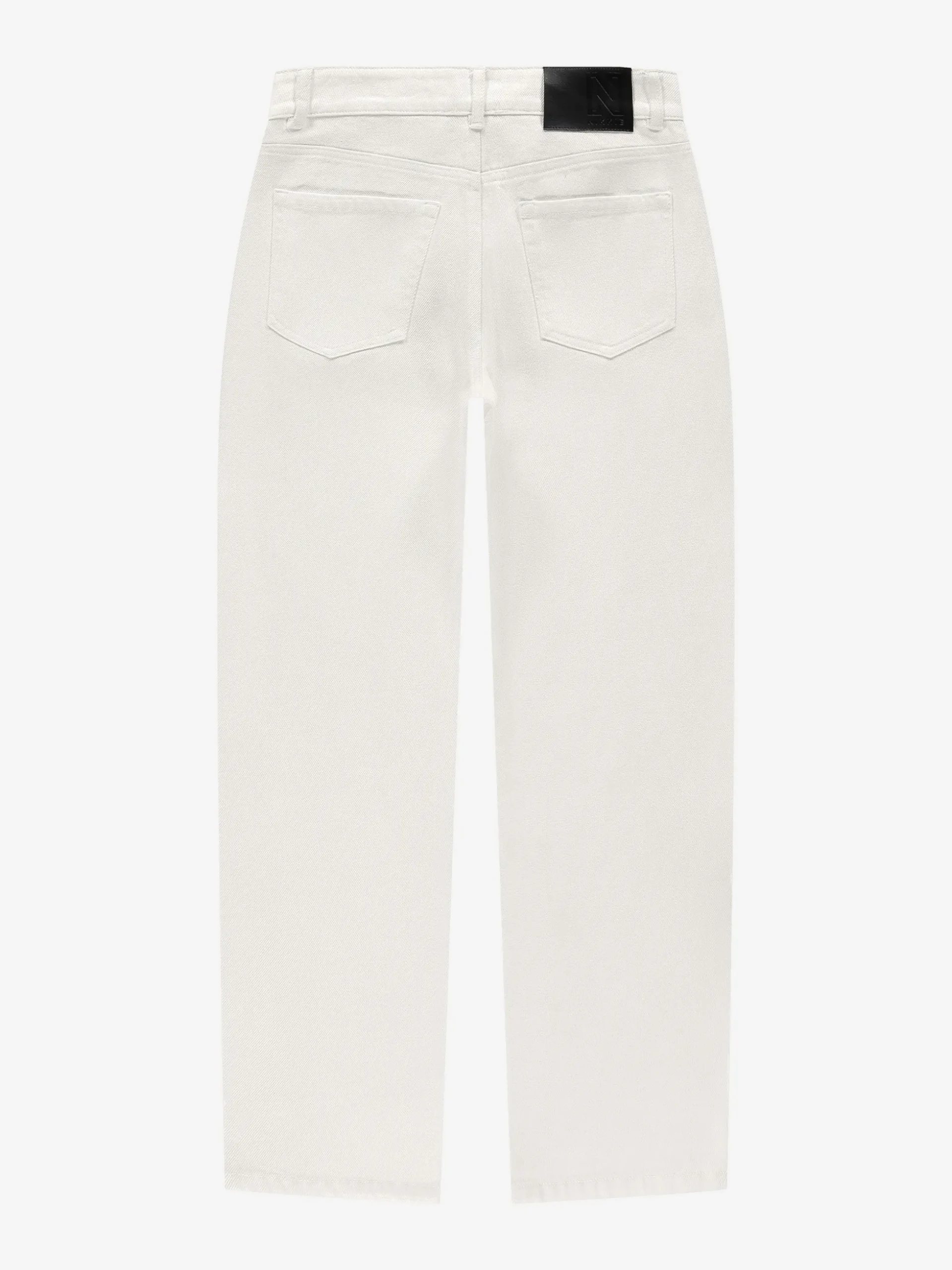 Jeans met rechte pijpen en NIKKIE details