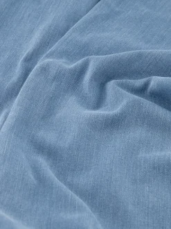 Jeans met rechte pijpen en omslagrand
