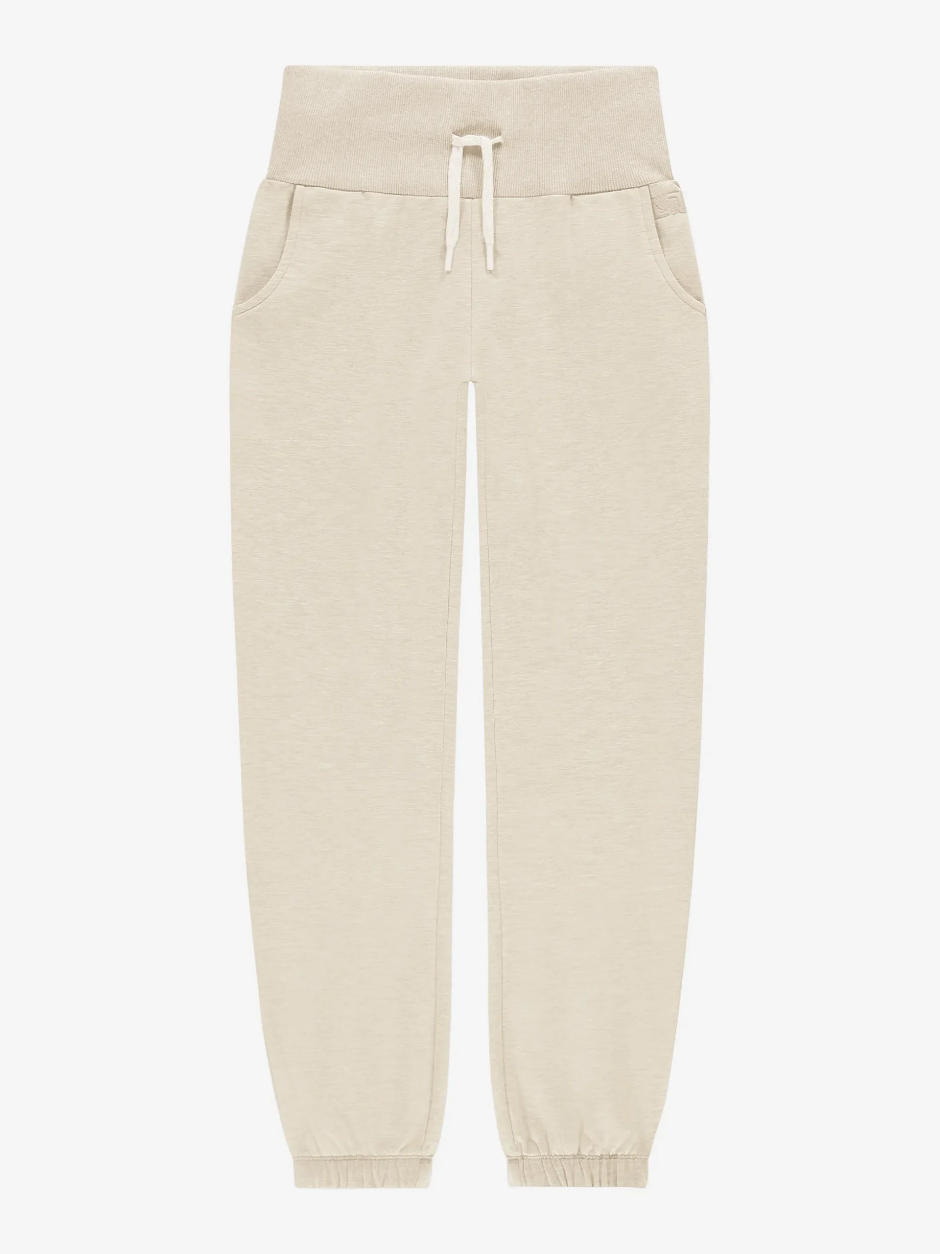 Joggingbroek met elastische tailleband en trekkoord