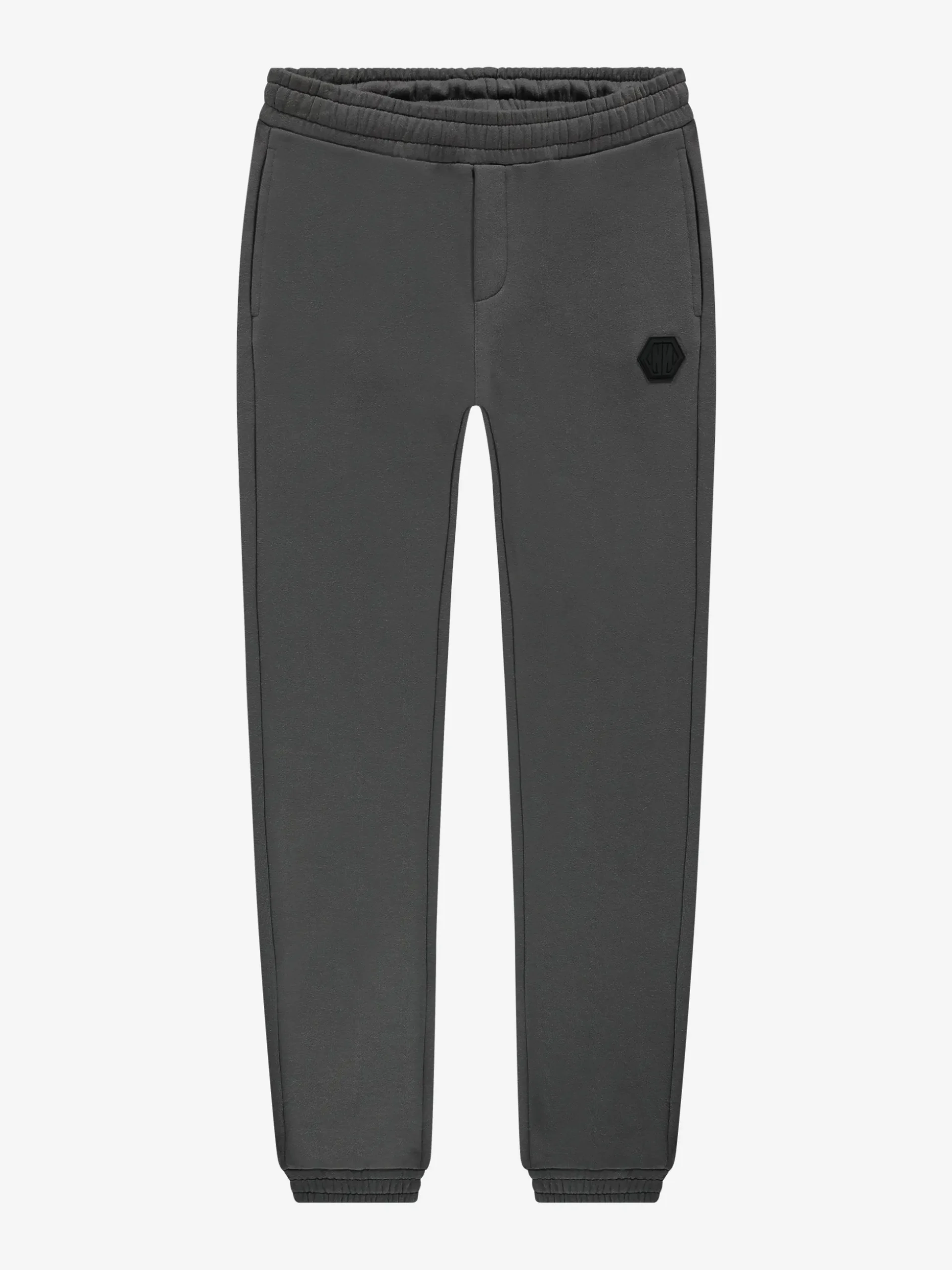 Joggingbroek met elastische tailleband en logo patch