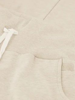 Joggingbroek met elastische tailleband en trekkoord