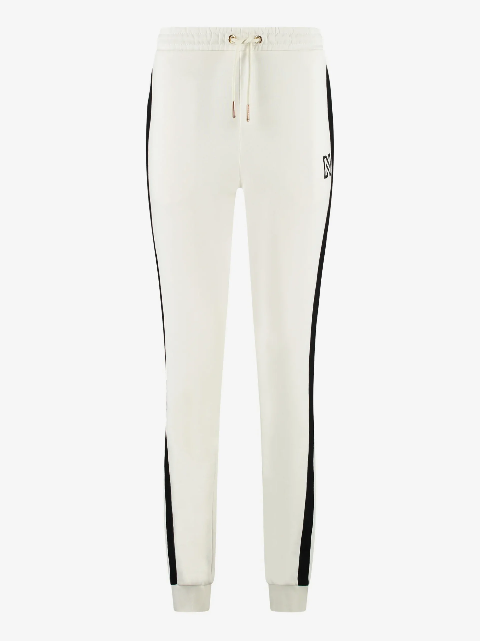 Joggingbroek met streep aan zijkant