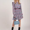 Jurk met logo patroon