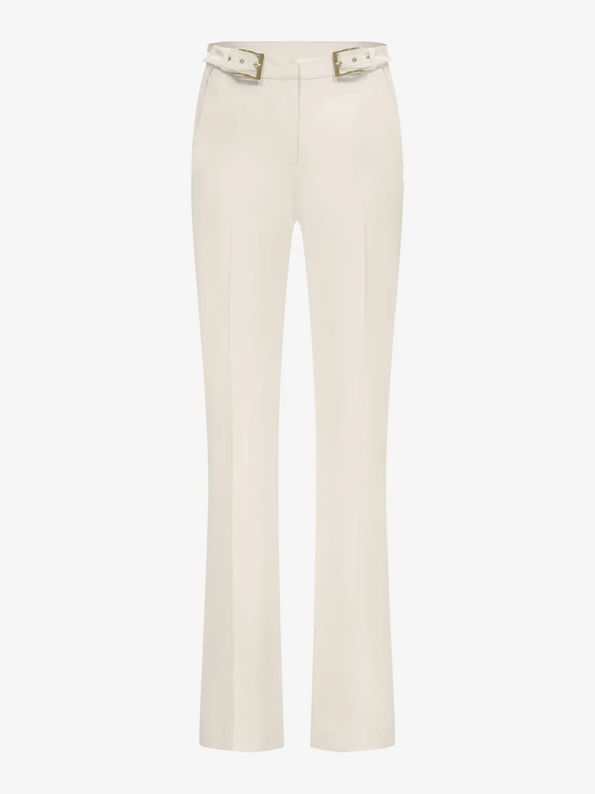 Klassieke pantalon met gesp detail