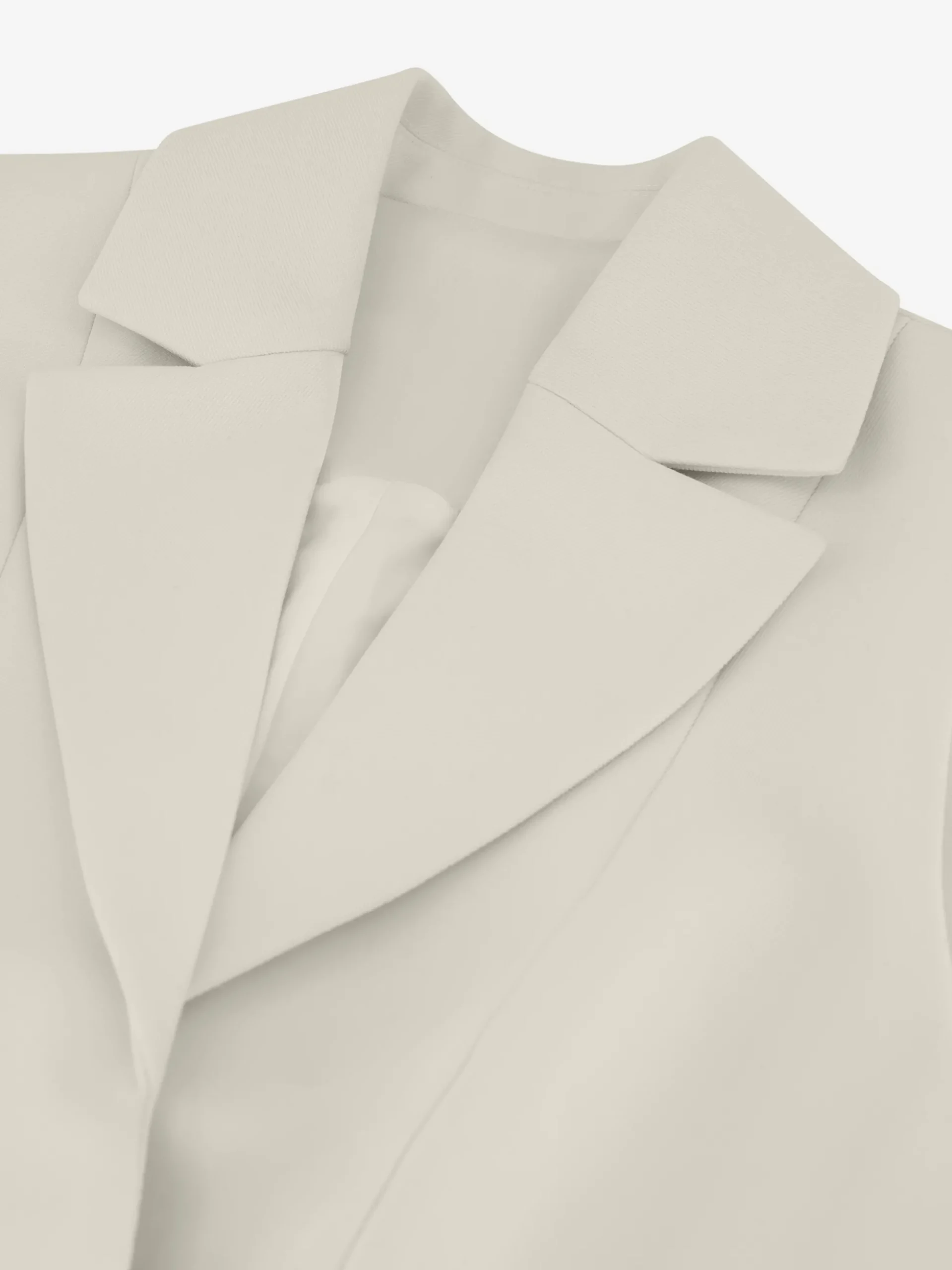 Kort gilet met overslag en N-knopen
