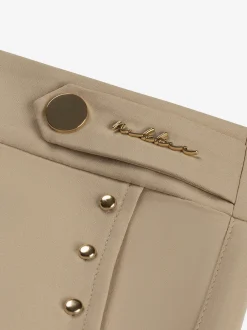 Korte aansluitende rok met decoratieve studs