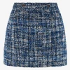 Korte aansluitende skort van tweed