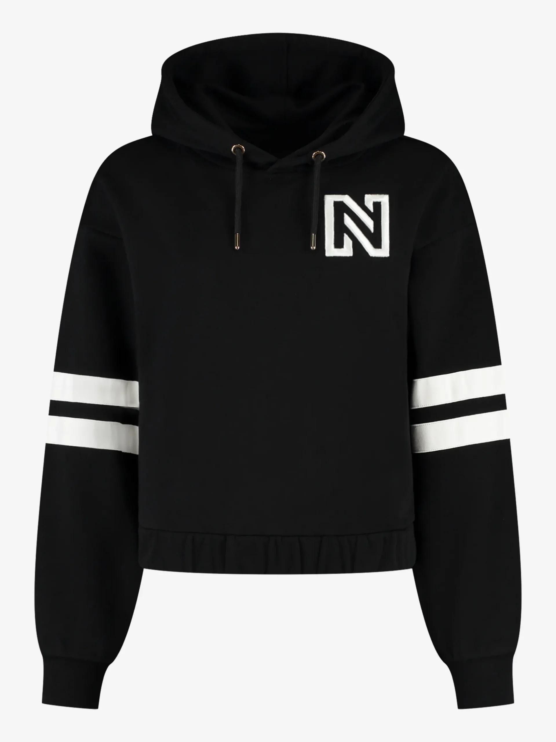 Korte hoodie met N-logo