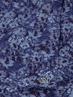 Korte rok met bloemenprint en elastische tailleband