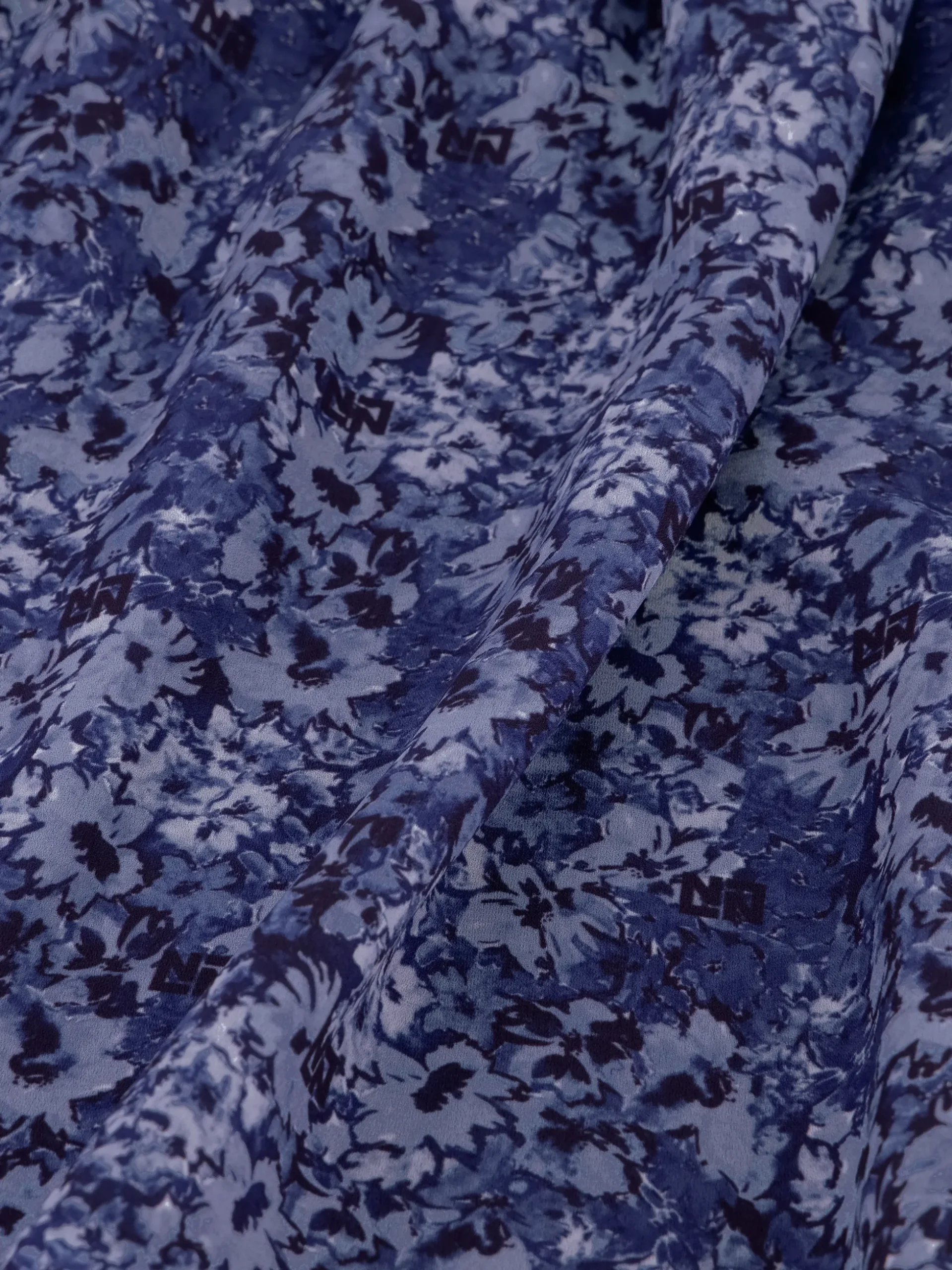 Korte rok met bloemenprint en elastische tailleband