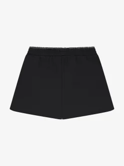 Korte skort met plooien en elastische tailleband