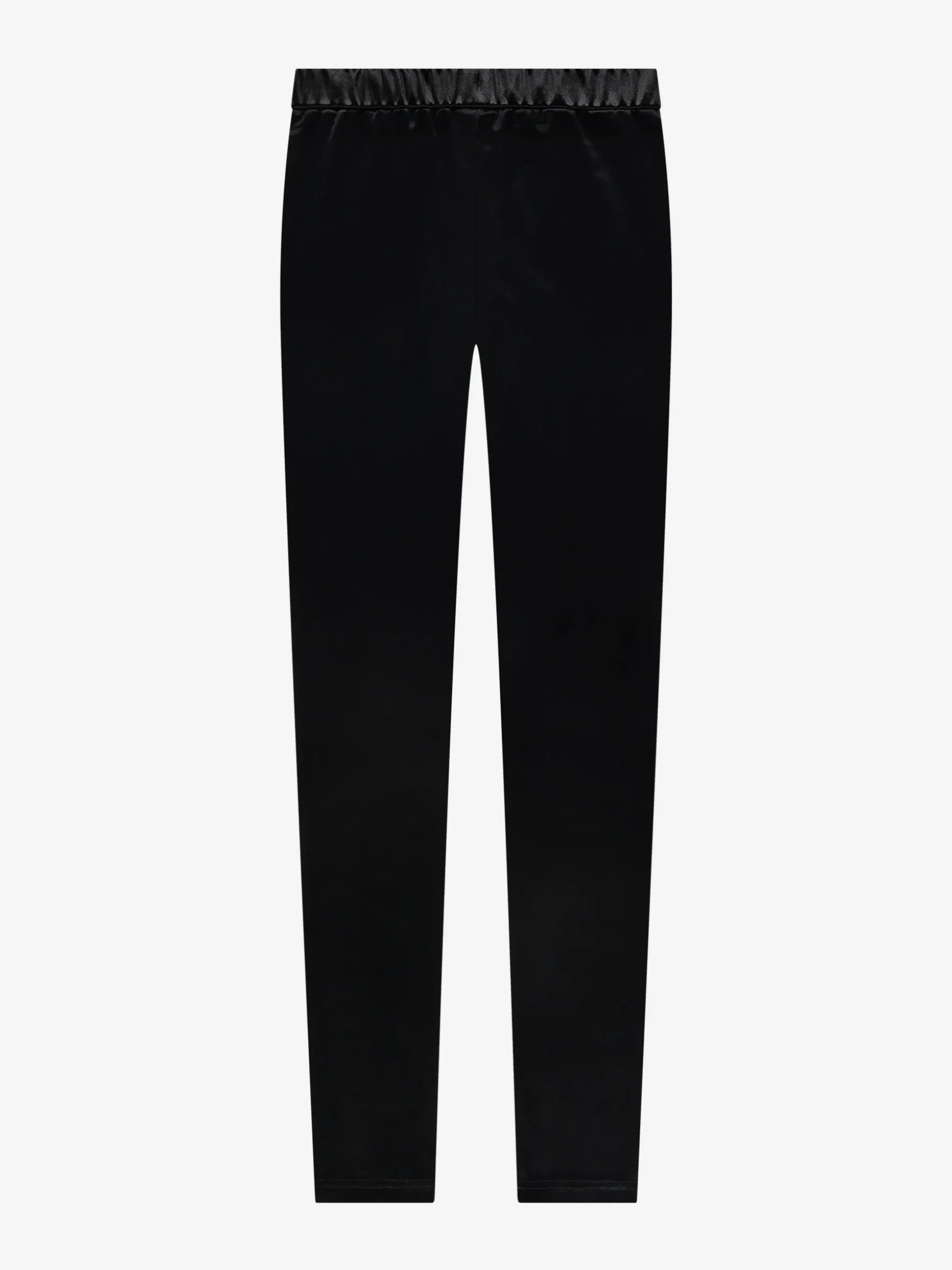 Legging met velvet look en N&N logo