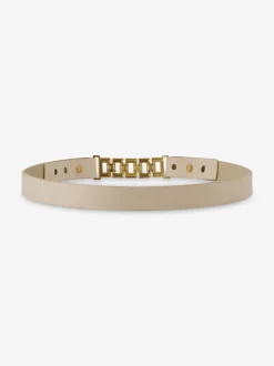 Leren tailleriem met ketting gesp