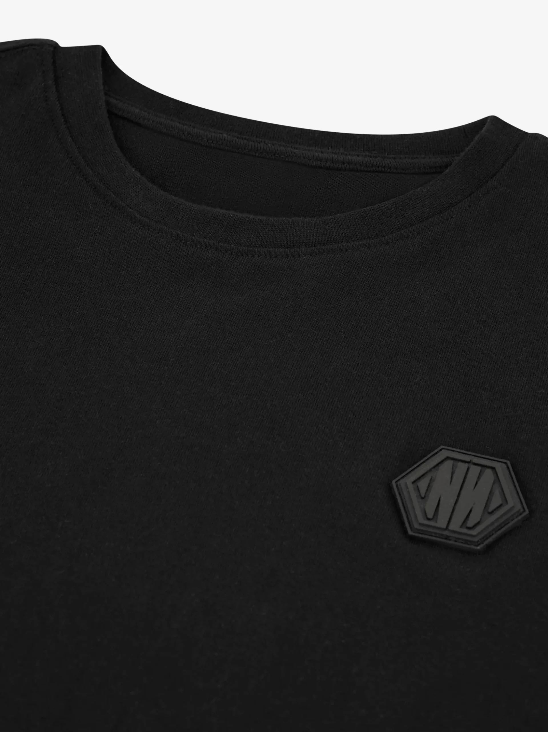 Losvallend T-shirt met N&N logo patch
