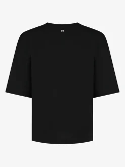 Losvallend T-shirt met strik print