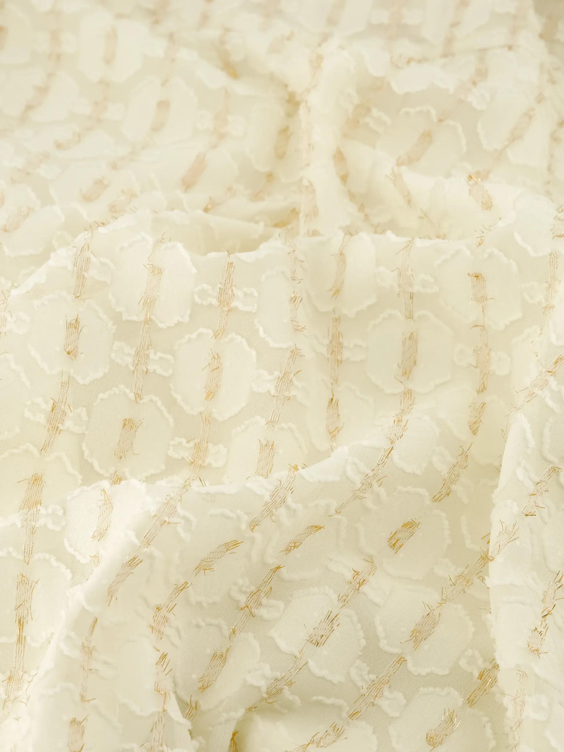 Losvallende blouse met pofmouwen en strikdetail