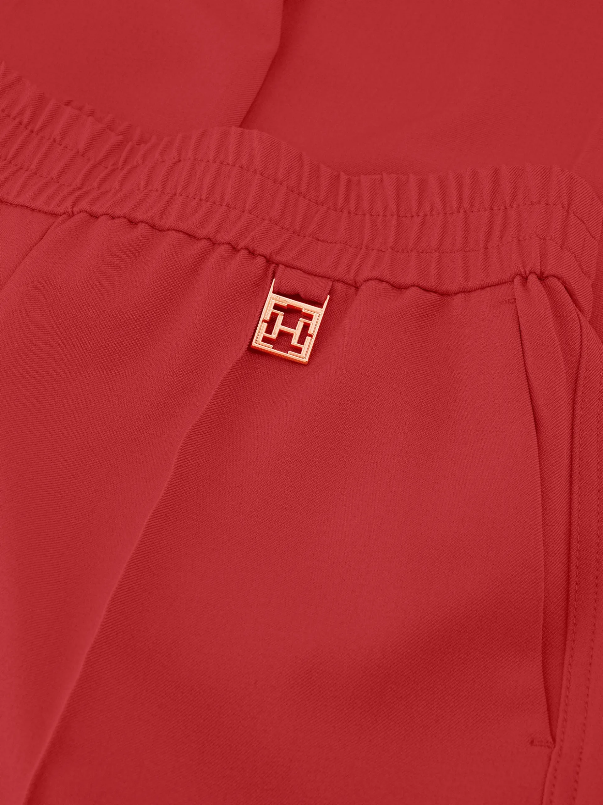 Losvallende broek met FH logo en elastische tailleband