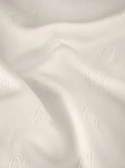 Losvallende trui met logo patroon