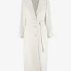 Oversized trenchcoat met ceintuur en logo detail