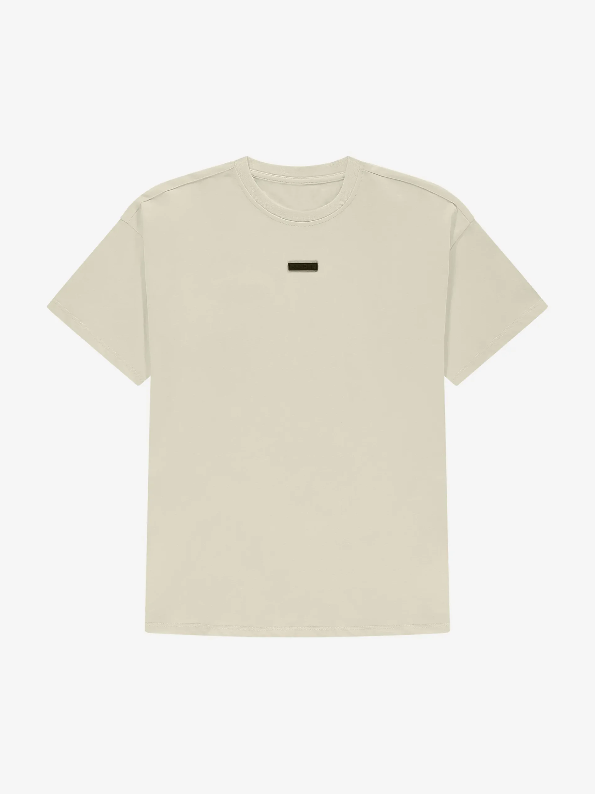 Oversized T-shirt met print op rug