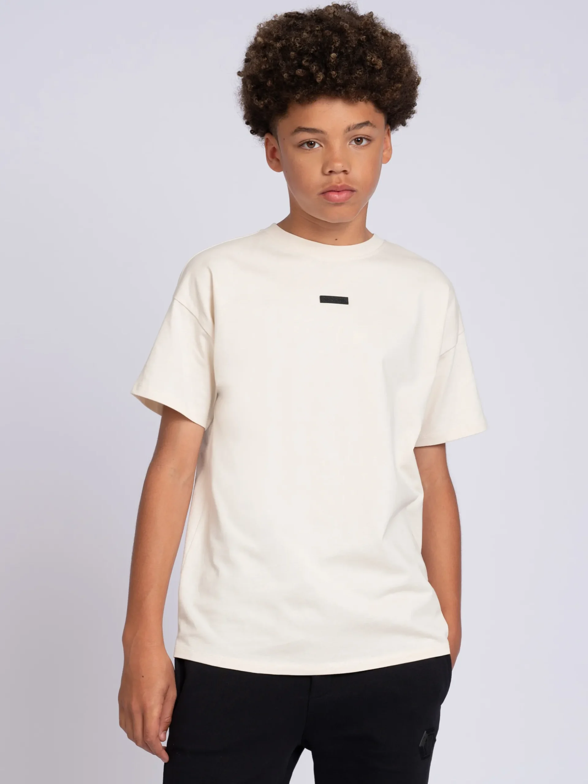 Oversized T-shirt met print op rug