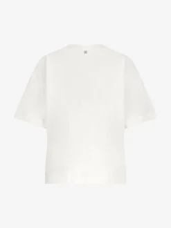 Oversized T-shirt met strass steentjes
