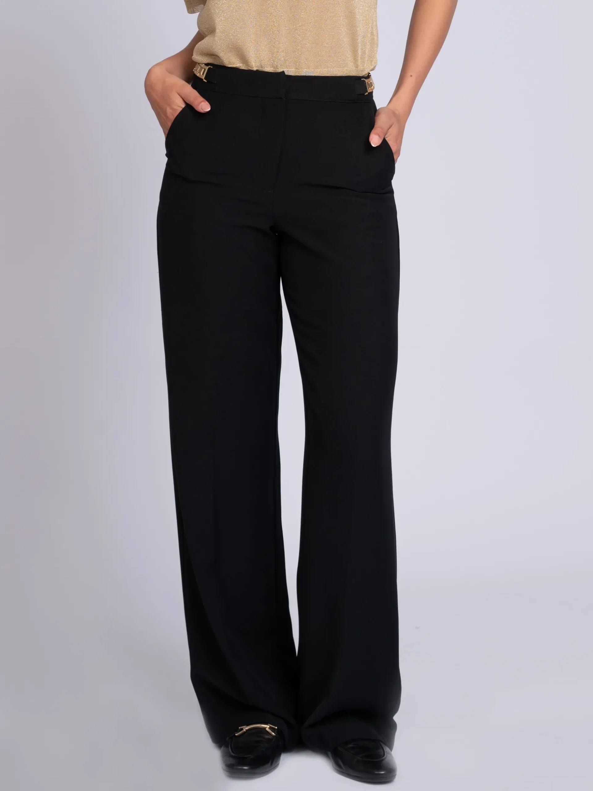 Pantalon met ketting detail