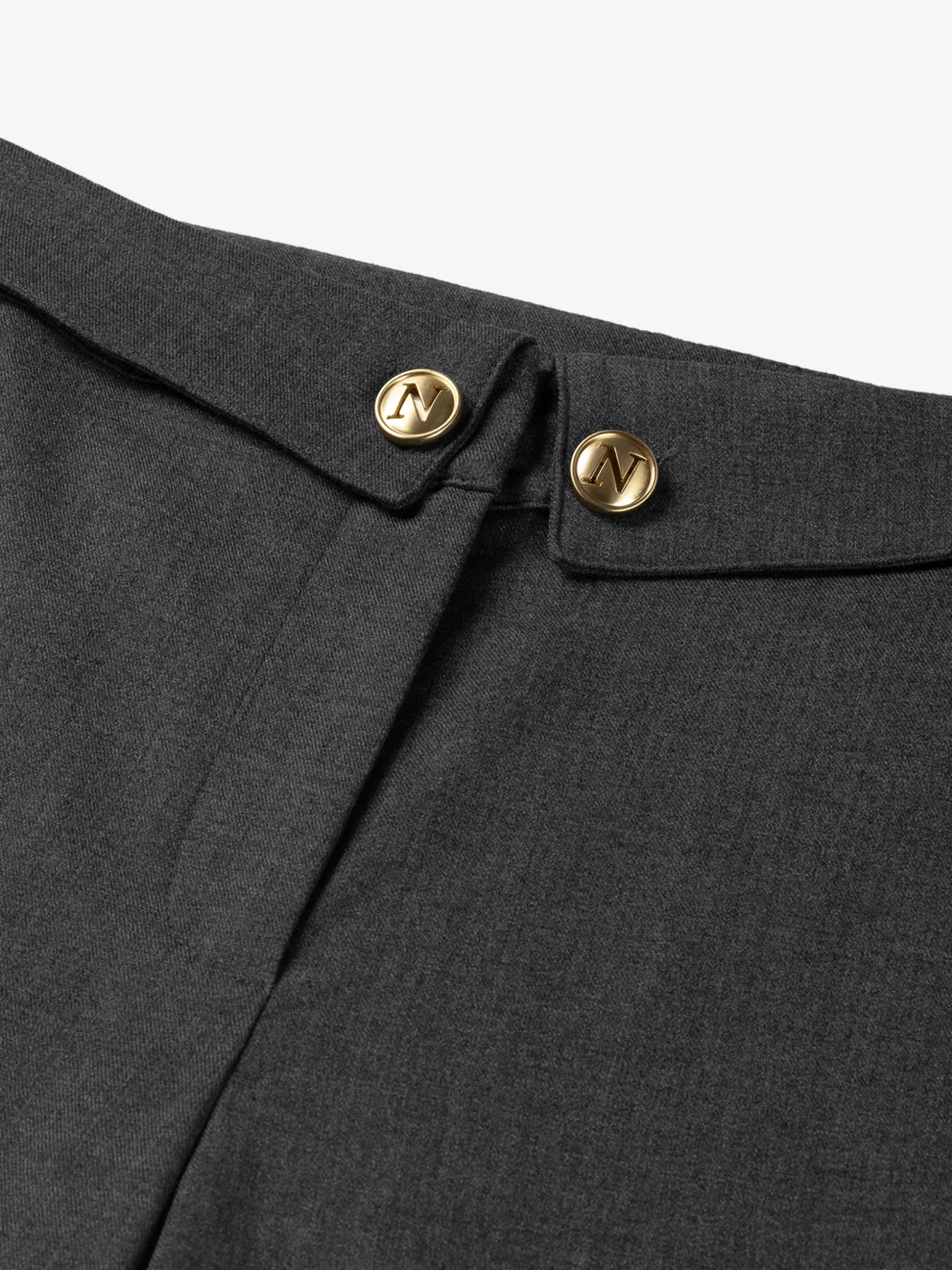 Pantalon met omslagrand